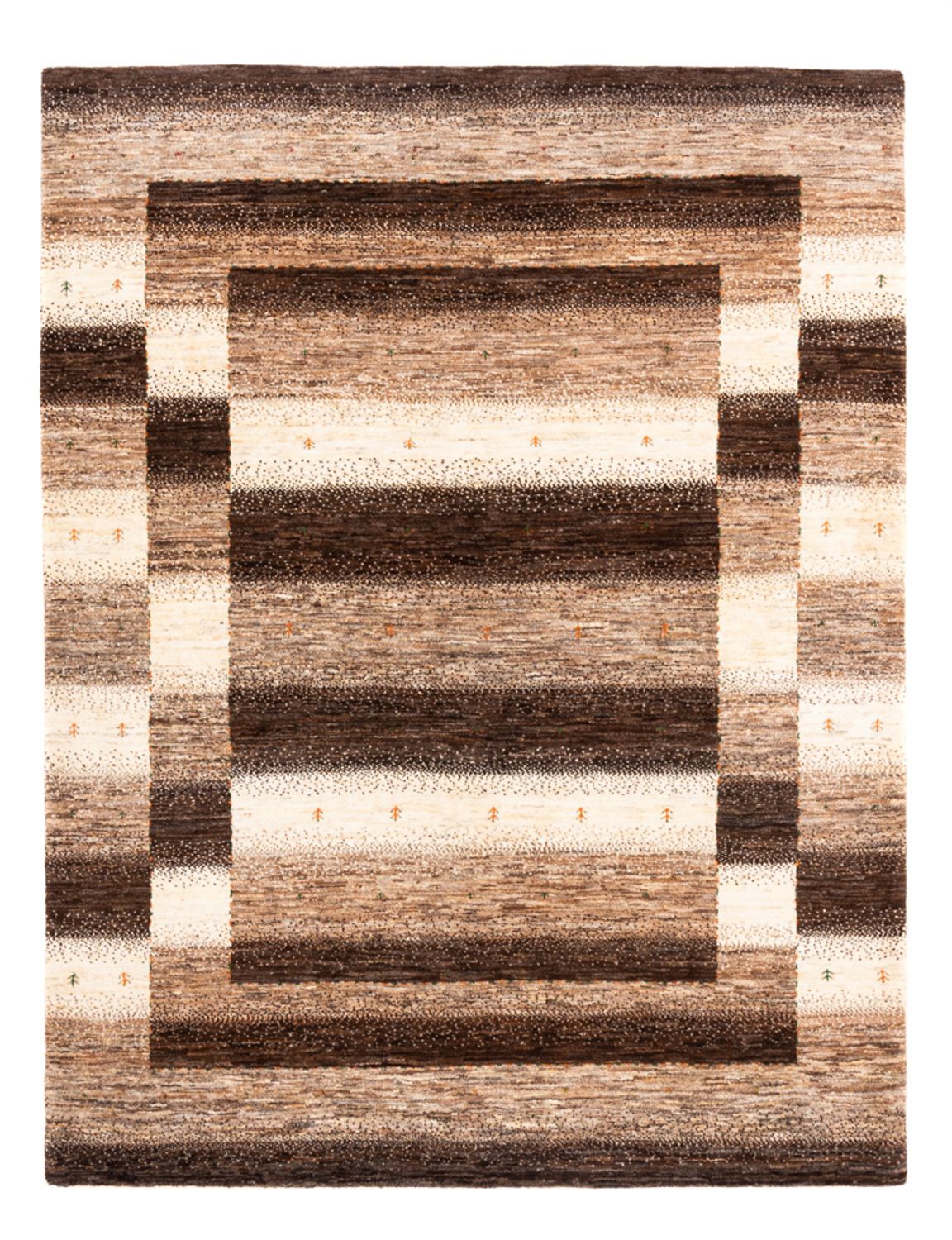 Gabbeh Tapijt - Loribaft Perzisch - 203 x 159 cm - natuur