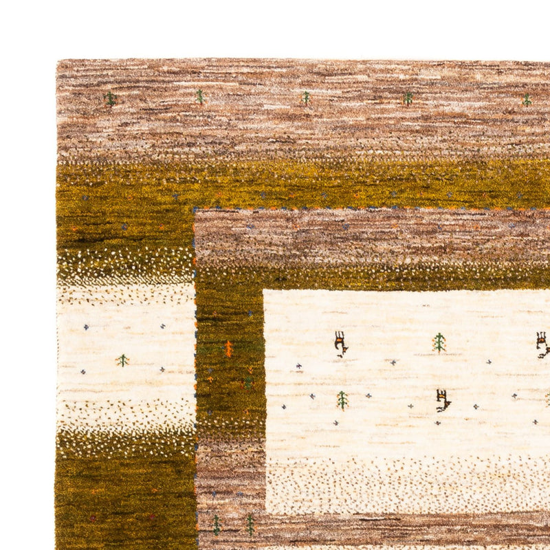 Gabbeh Tapijt - Loribaft Perzisch - 205 x 171 cm - natuur