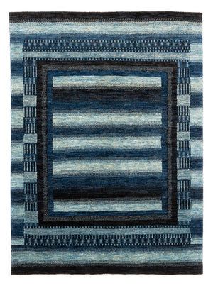Gabbeh Tapijt - Loribaft Perzisch - Koninklijke - 204 x 149 cm - blauw