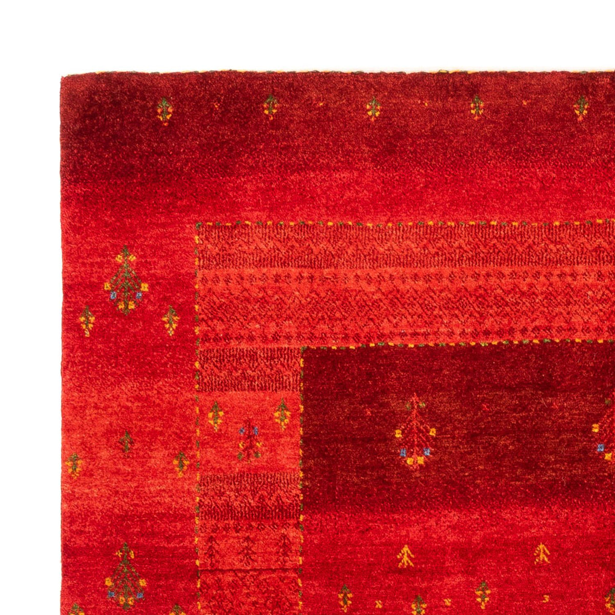 Gabbeh Tapijt - Loribaft Perzisch - 206 x 156 cm - rood