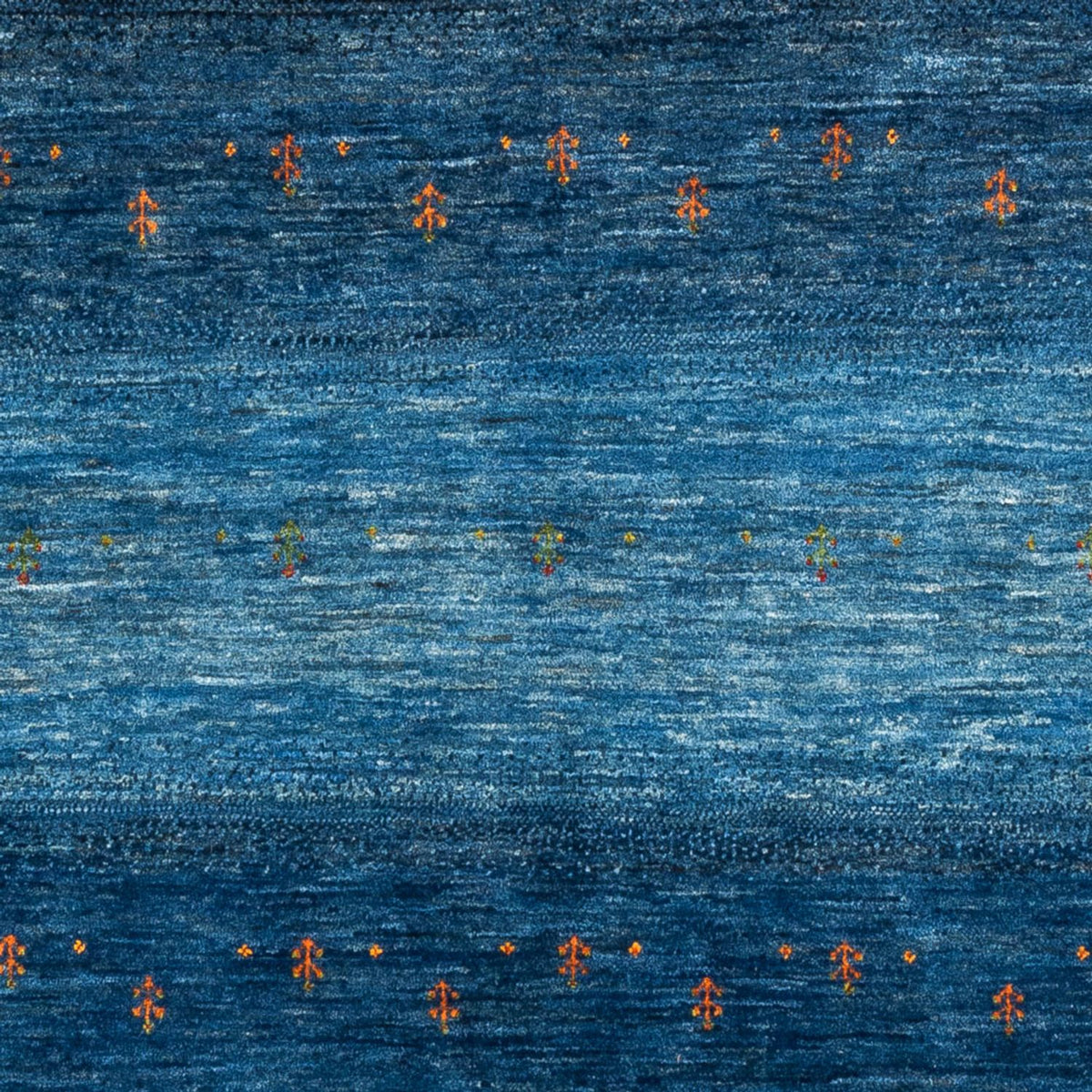 Gabbeh Tapijt - Loribaft Perzisch - 209 x 160 cm - blauw