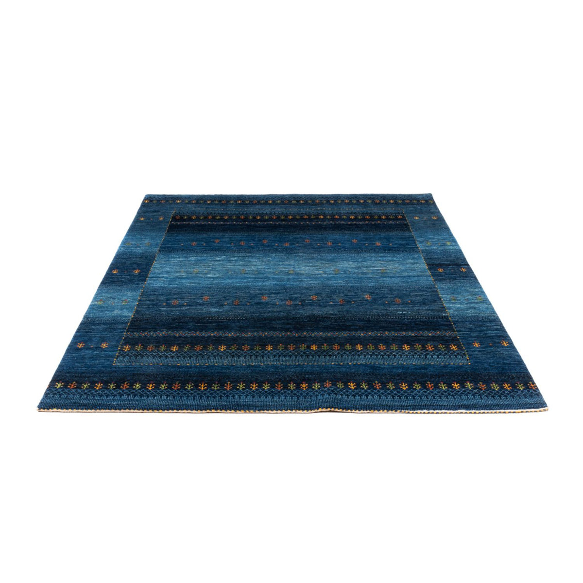 Gabbeh Tapijt - Loribaft Perzisch - 209 x 160 cm - blauw