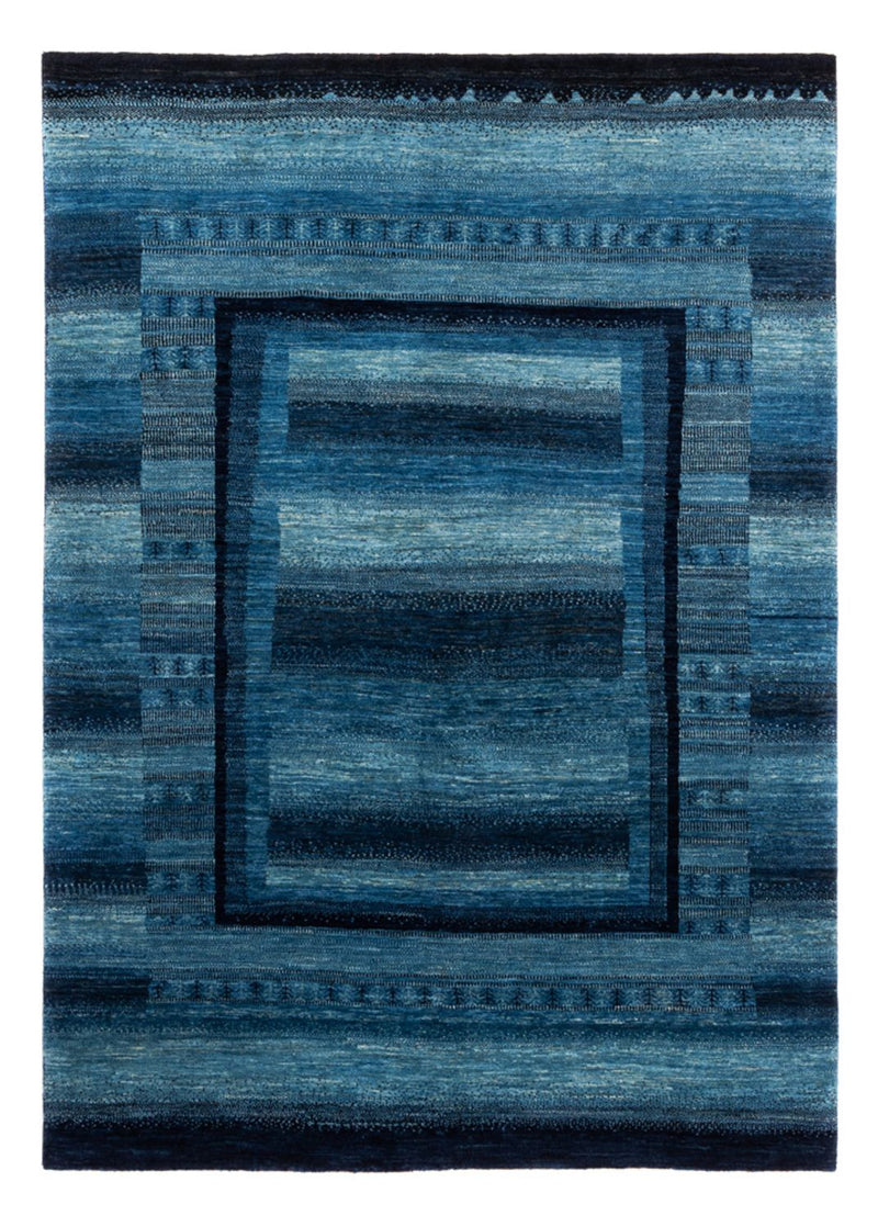 Gabbeh Tapijt - Loribaft Perzisch - Koninklijke - 210 x 150 cm - blauw
