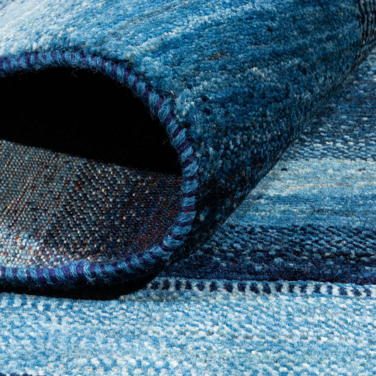 Gabbeh Tapijt - Loribaft Perzisch - Koninklijke - 210 x 150 cm - blauw