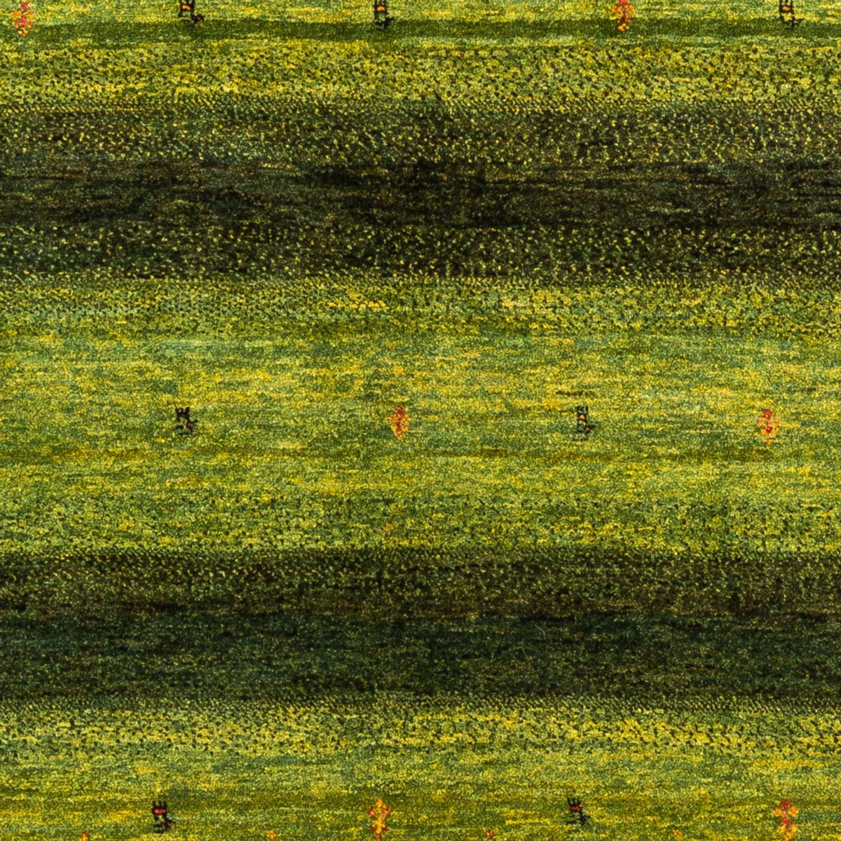 Gabbeh Tapijt - Loribaft Perzisch - 200 x 159 cm - groen