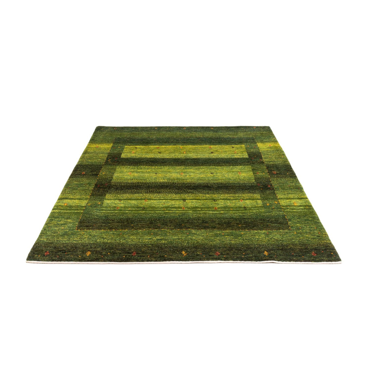 Gabbeh Tapijt - Loribaft Perzisch - 200 x 159 cm - groen