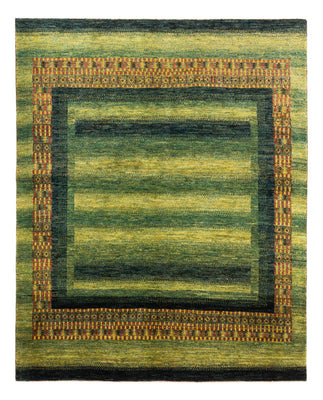 Gabbeh Tapijt - Loribaft Perzisch - Koninklijke - 208 x 163 cm - groen