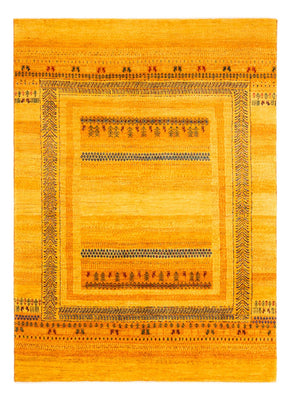 Gabbeh Tapijt - Loribaft Perzisch - Koninklijke - 205 x 144 cm - goud