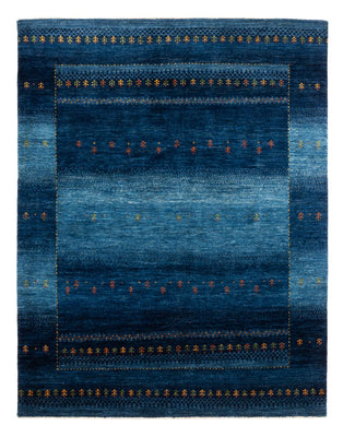 Gabbeh Tapijt - Loribaft Perzisch - 207 x 157 cm - blauw
