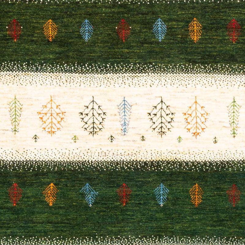 Gabbeh Tapijt - Loribaft Perzisch - 197 x 155 cm - groen