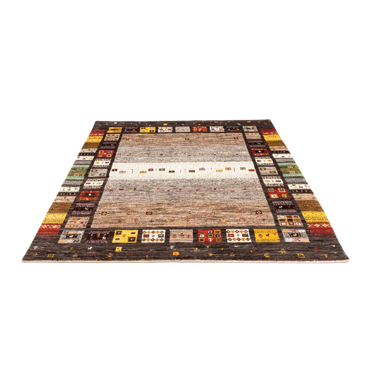 Gabbeh Tapijt - Loribaft Perzisch - Koninklijke - 204 x 153 cm - veelkleurig