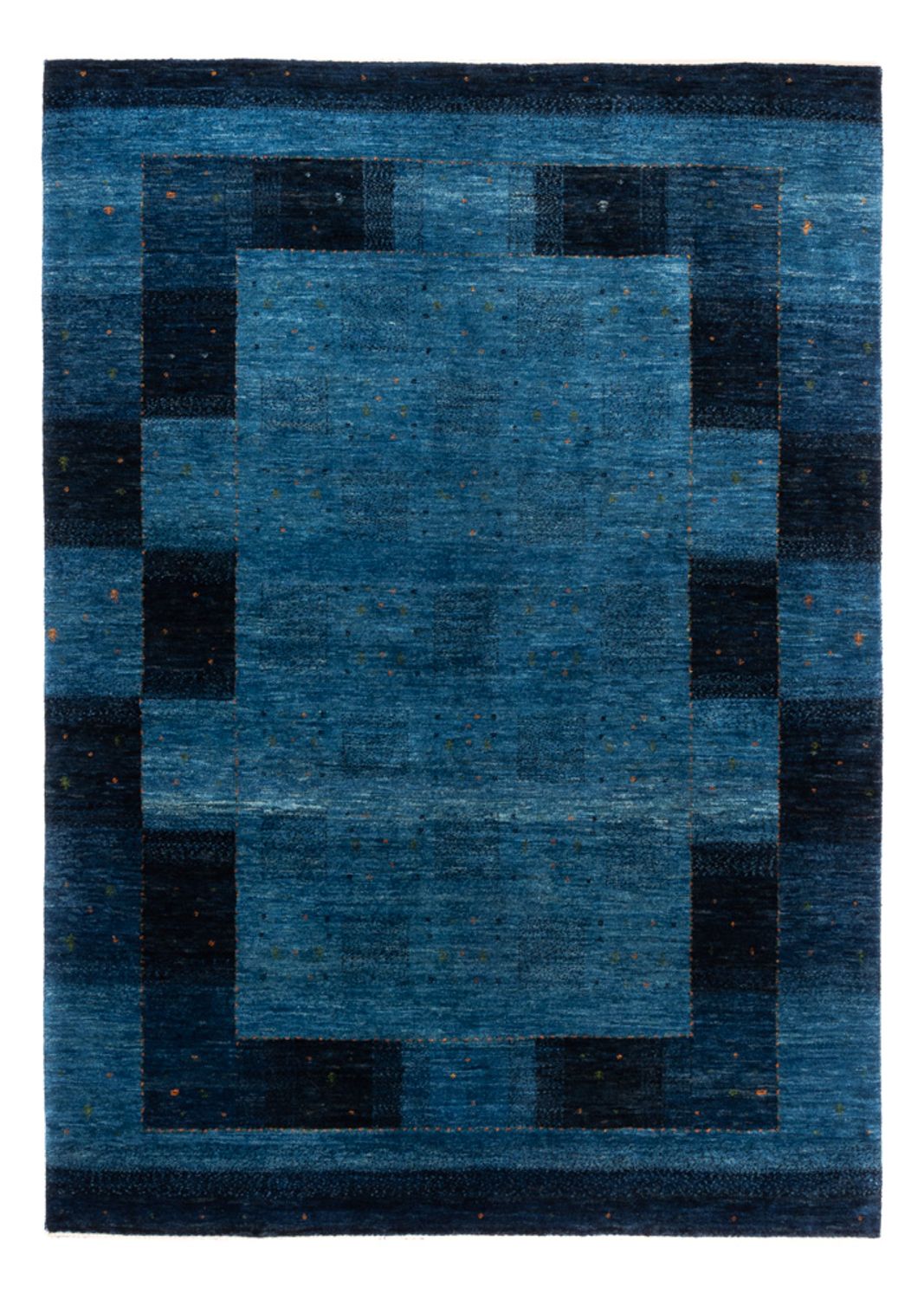 Gabbeh Tapijt - Loribaft Perzisch - 209 x 152 cm - blauw