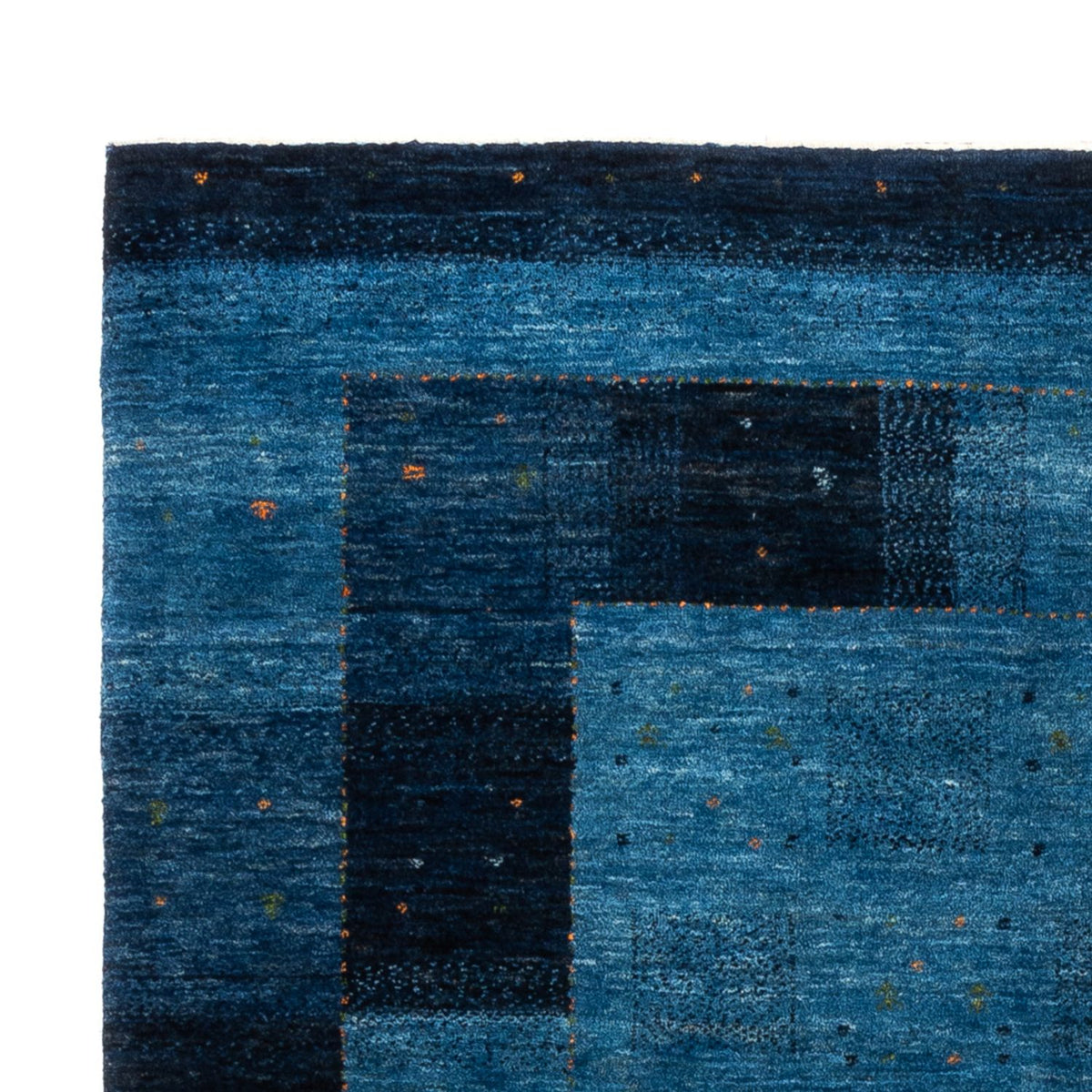 Gabbeh Tapijt - Loribaft Perzisch - 209 x 152 cm - blauw