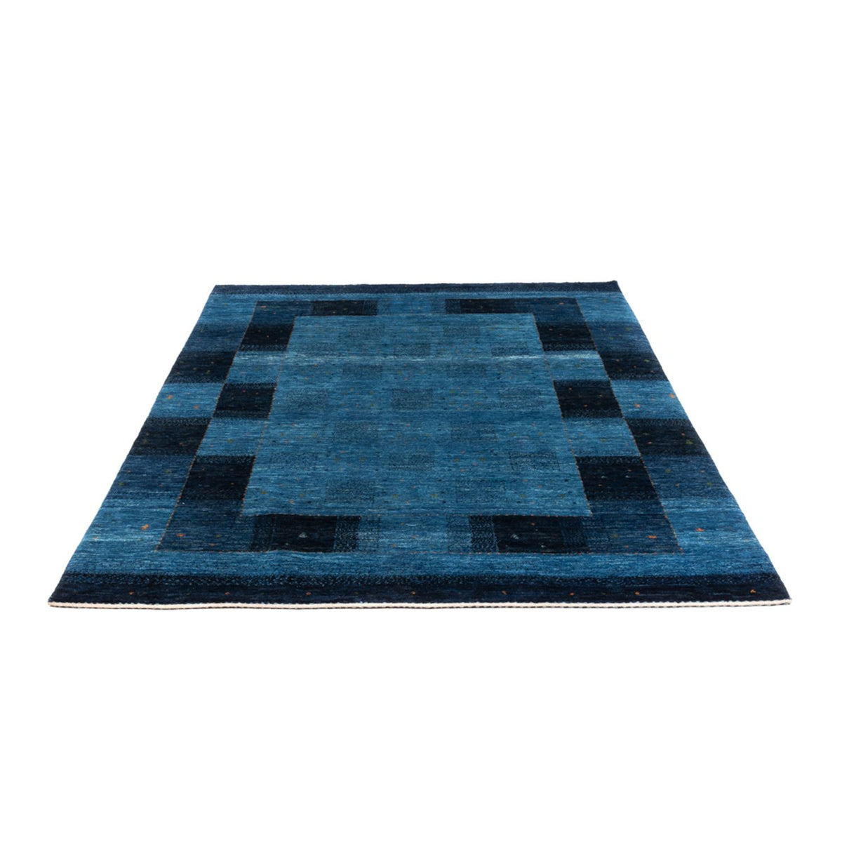 Gabbeh Tapijt - Loribaft Perzisch - 209 x 152 cm - blauw