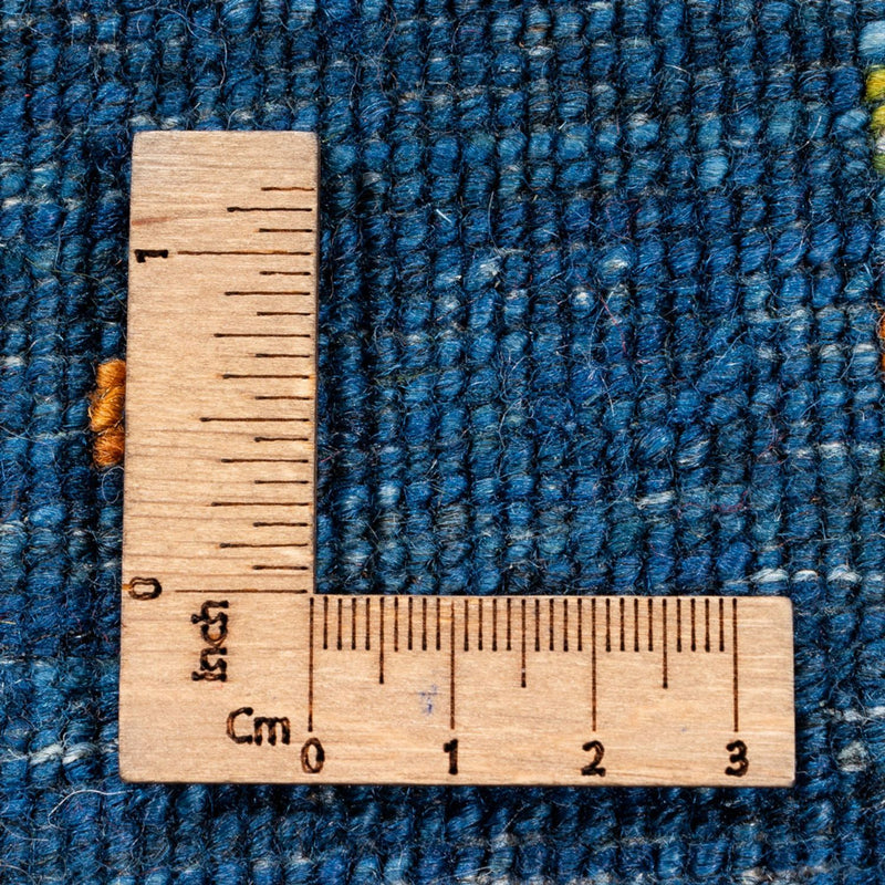 Gabbeh Tapijt - Loribaft Perzisch - 209 x 152 cm - blauw