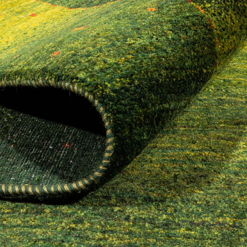 Gabbeh Tapijt - Loribaft Perzisch - 207 x 154 cm - groen