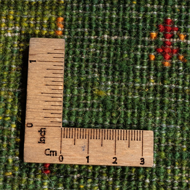 Gabbeh Tapijt - Loribaft Perzisch - 207 x 154 cm - groen