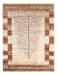 Gabbeh Tapijt - Loribaft Perzisch - 208 x 155 cm - beige