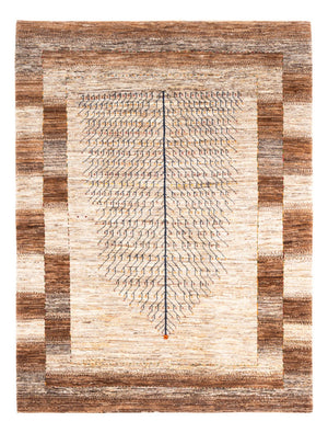 Gabbeh Tapijt - Loribaft Perzisch - 208 x 155 cm - beige