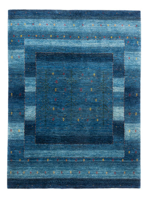 Gabbeh Tapijt - Loribaft Perzisch - 209 x 154 cm - blauw
