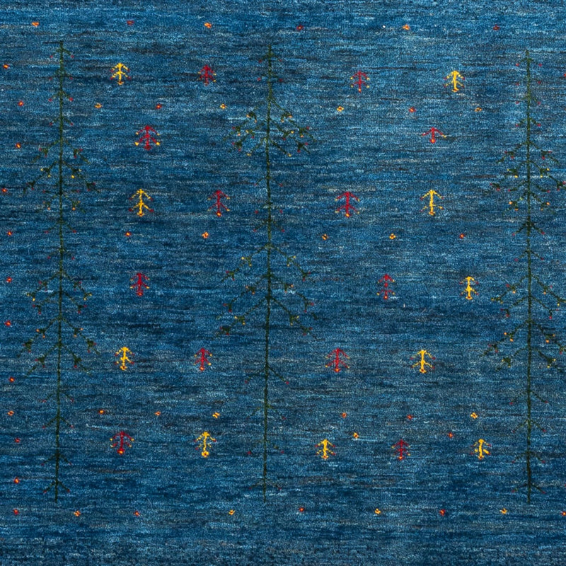 Gabbeh Tapijt - Loribaft Perzisch - 209 x 154 cm - blauw