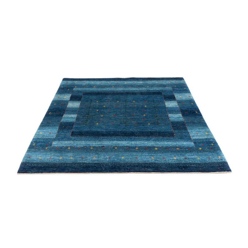 Gabbeh Tapijt - Loribaft Perzisch - 209 x 154 cm - blauw