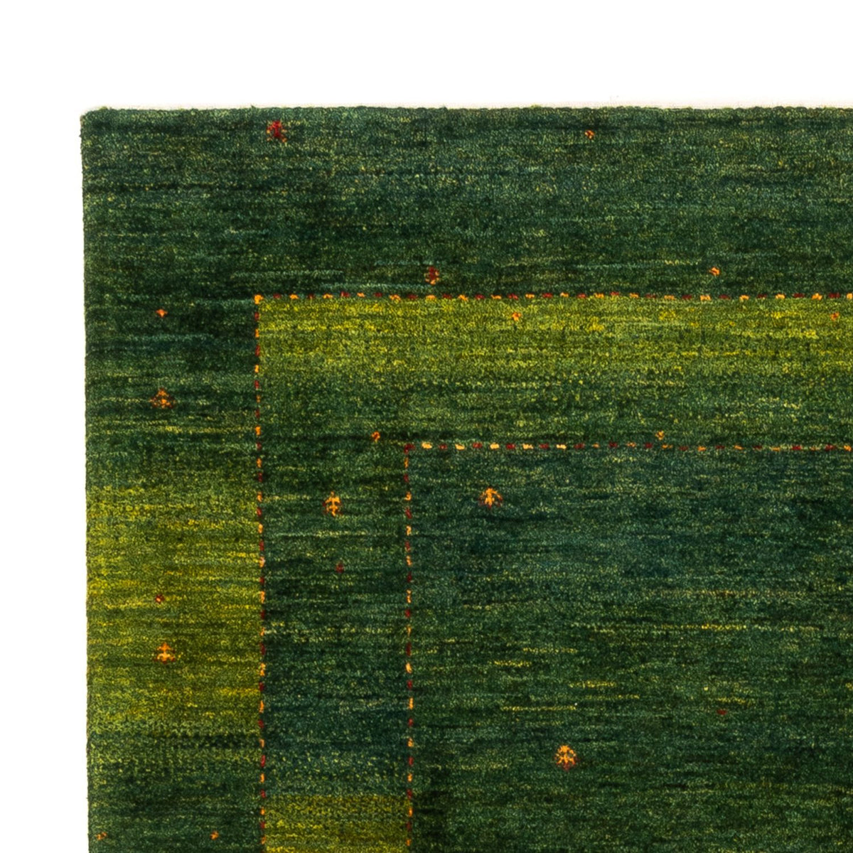 Gabbeh Tapijt - Loribaft Perzisch - 198 x 146 cm - groen