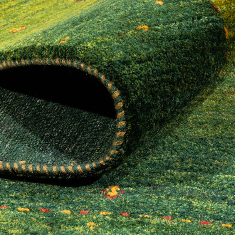 Gabbeh Tapijt - Loribaft Perzisch - 198 x 146 cm - groen