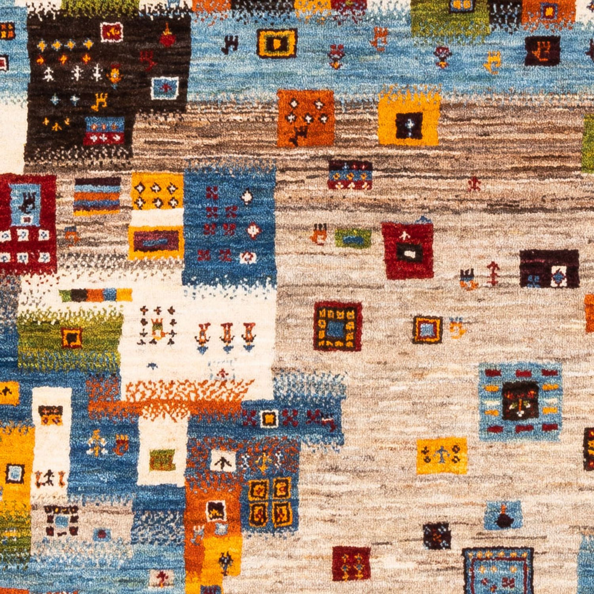 Gabbeh Tapijt - Loribaft Perzisch - Koninklijke - 201 x 150 cm - blauw