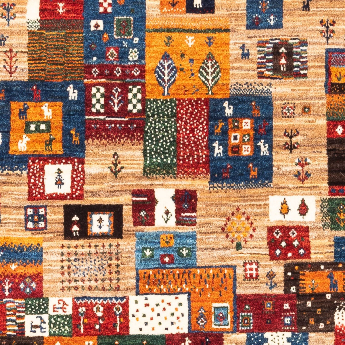 Gabbeh Tapijt - Loribaft Perzisch - Koninklijke - 140 x 100 cm - veelkleurig