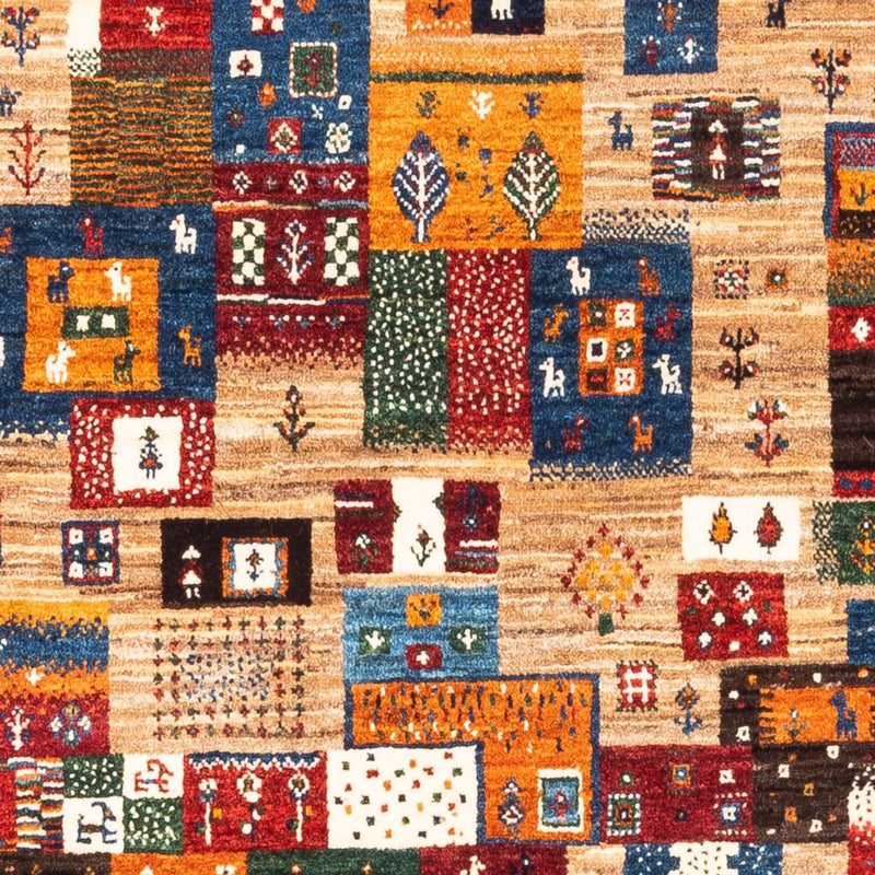 Gabbeh Tapijt - Loribaft Perzisch - Koninklijke - 140 x 100 cm - veelkleurig