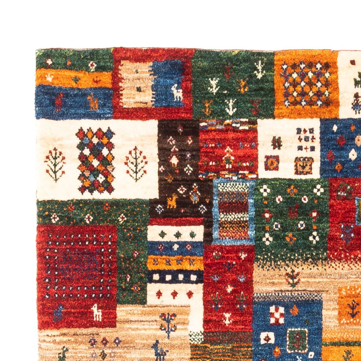 Gabbeh Tapijt - Loribaft Perzisch - Koninklijke - 140 x 100 cm - veelkleurig