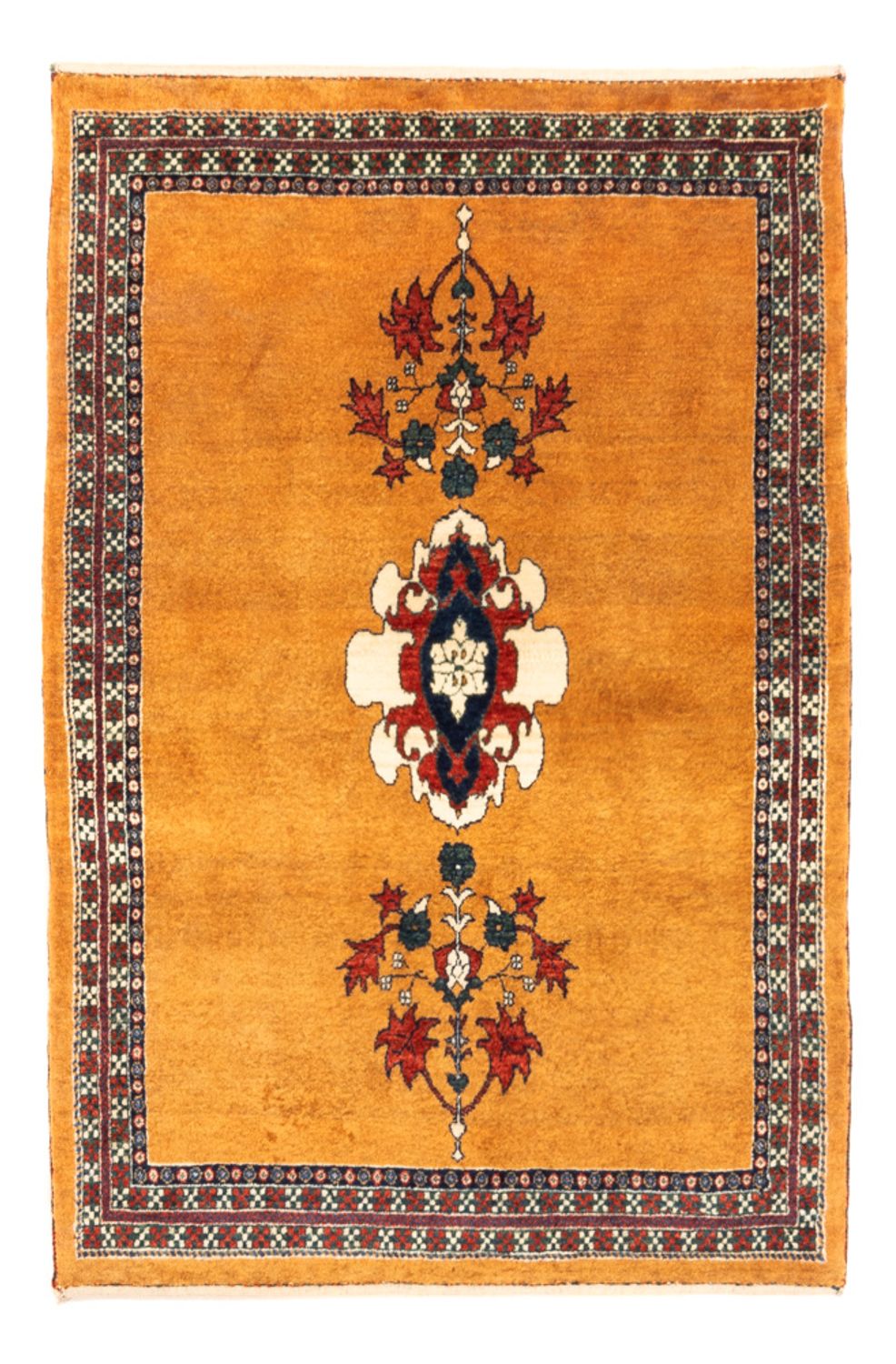 Gabbeh tapijt - Perzisch - 148 x 105 cm - goud