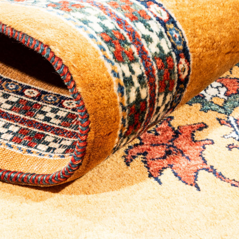 Gabbeh tapijt - Perzisch - 148 x 105 cm - goud