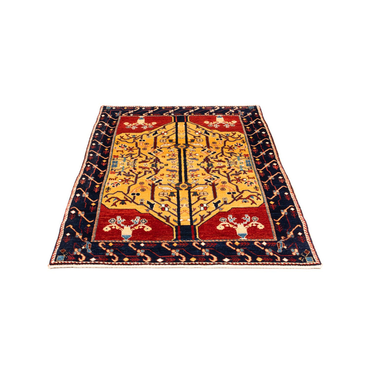 Gabbeh tapijt - Perzisch - 170 x 110 cm - goud