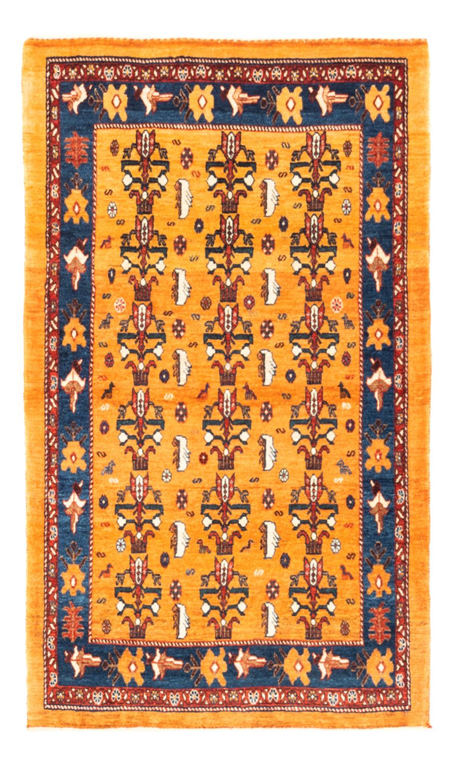 Gabbeh tapijt - Perzisch - 157 x 102 cm - goud