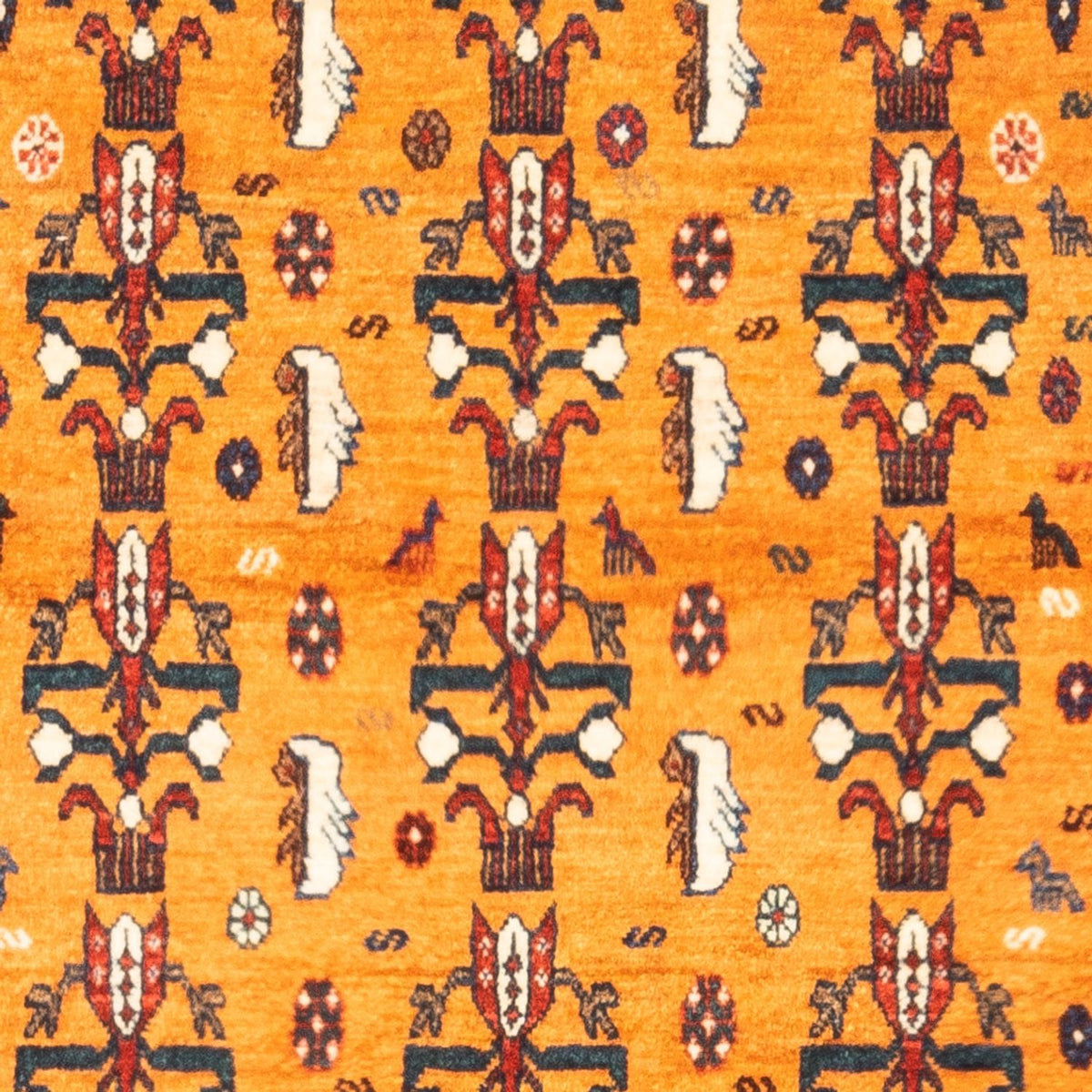 Gabbeh tapijt - Perzisch - 157 x 102 cm - goud