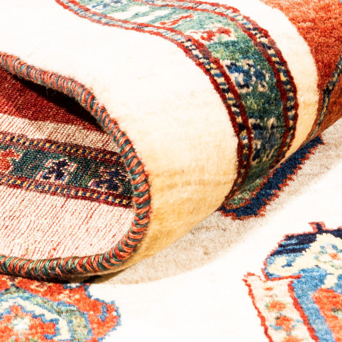 Gabbeh tapijt - Perzisch - 214 x 154 cm - beige