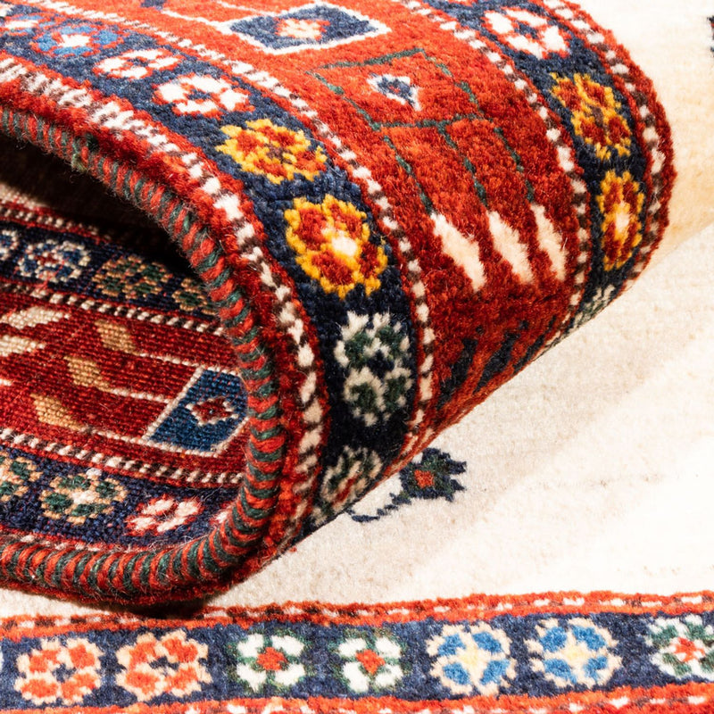 Gabbeh tapijt - Perzisch - 147 x 102 cm - beige