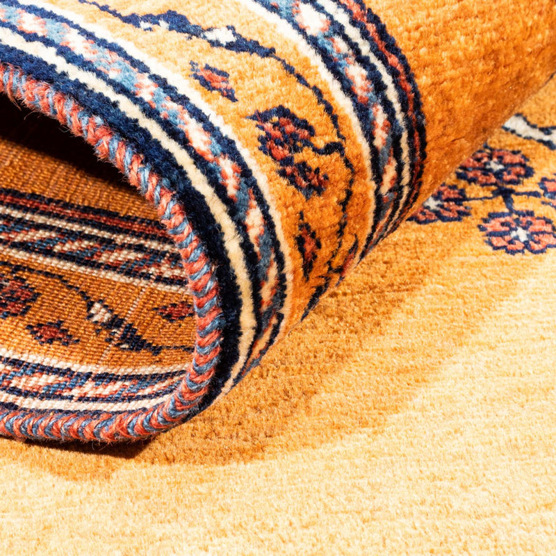 Gabbeh tapijt - Perzisch - 148 x 105 cm - goud