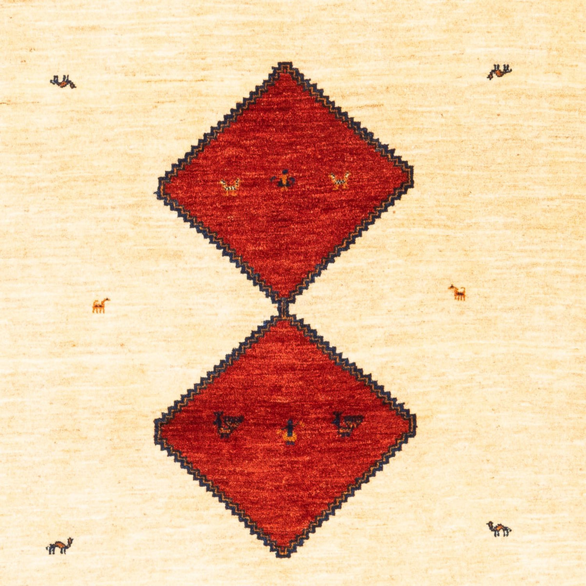 Gabbeh tapijt - Perzisch - 210 x 140 cm - beige