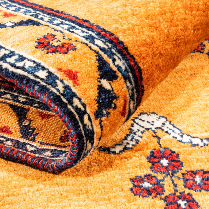 Gabbeh tapijt - Perzisch - 170 x 128 cm - goud