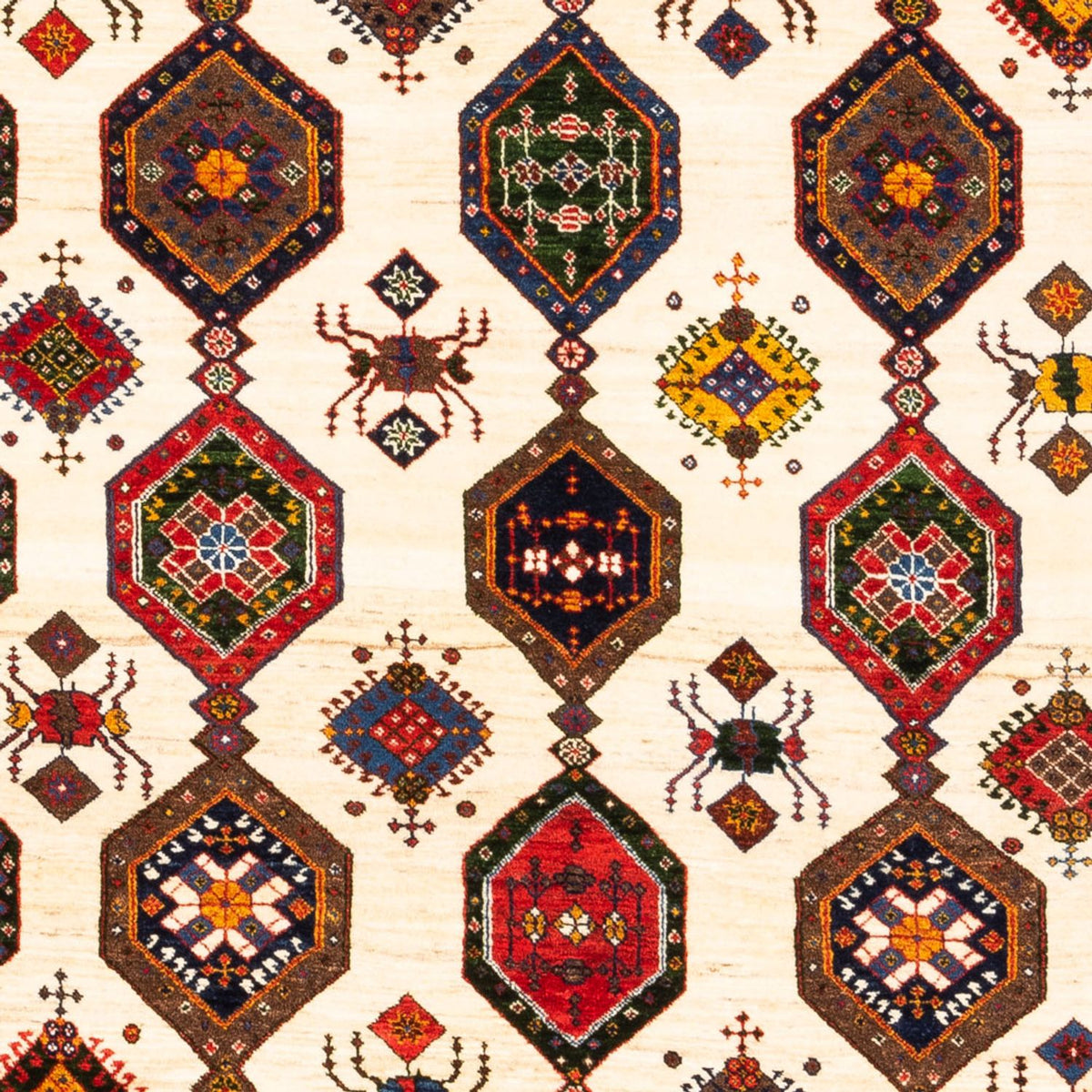 Gabbeh tapijt - Perzisch - 205 x 153 cm - veelkleurig