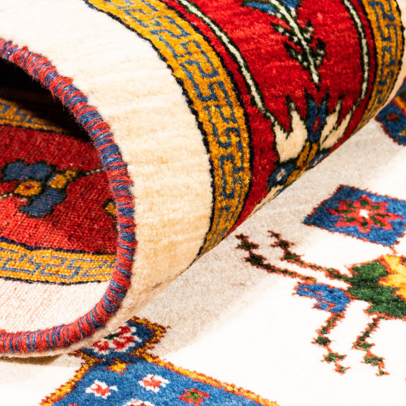 Gabbeh tapijt - Perzisch - 205 x 153 cm - veelkleurig