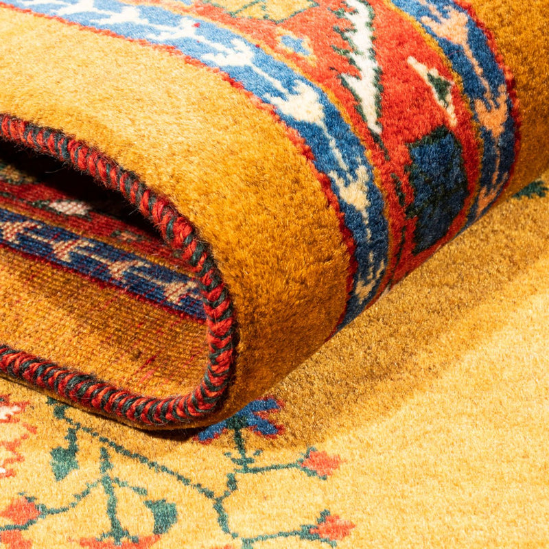 Gabbeh tapijt - Perzisch - 150 x 100 cm - goud