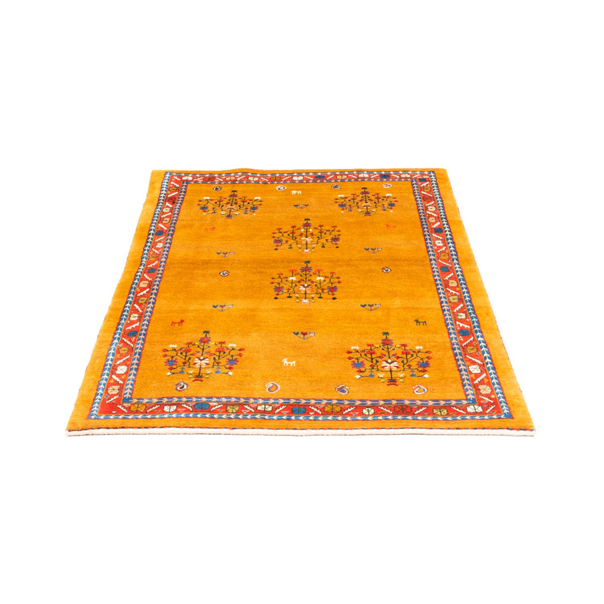 Gabbeh tapijt - Perzisch - 150 x 100 cm - goud