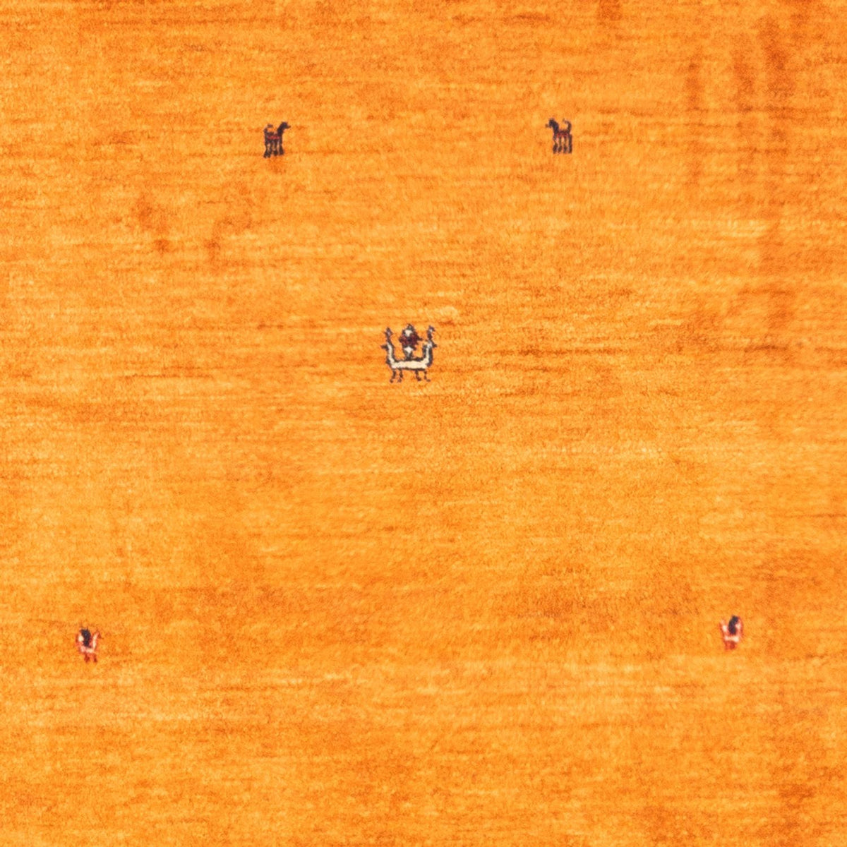 Gabbeh tapijt - Perzisch - 162 x 107 cm - goud