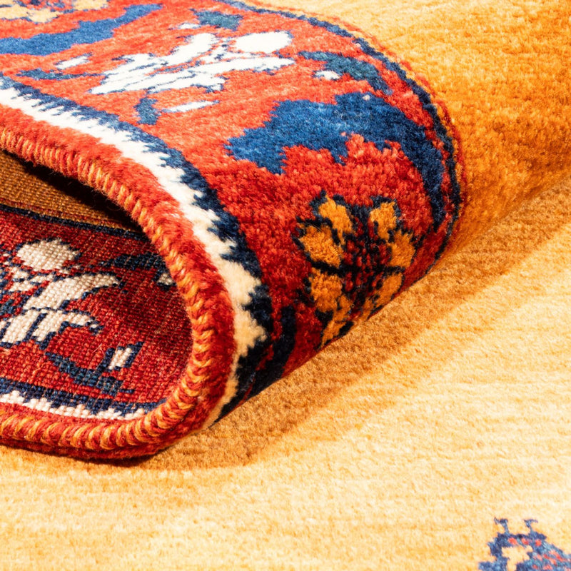 Gabbeh tapijt - Perzisch - 162 x 107 cm - goud