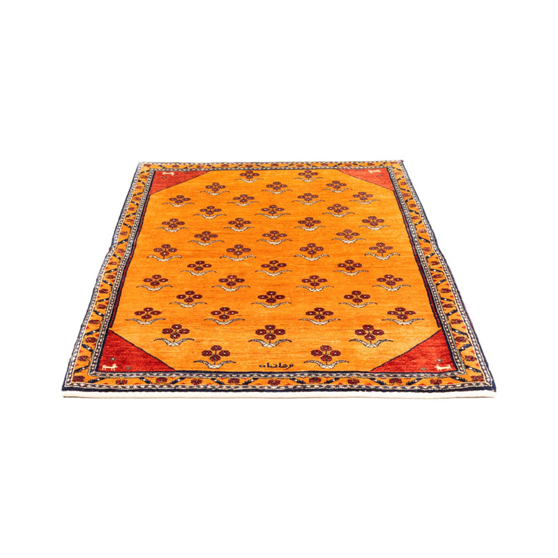 Gabbeh tapijt - Perzisch - 150 x 102 cm - goud