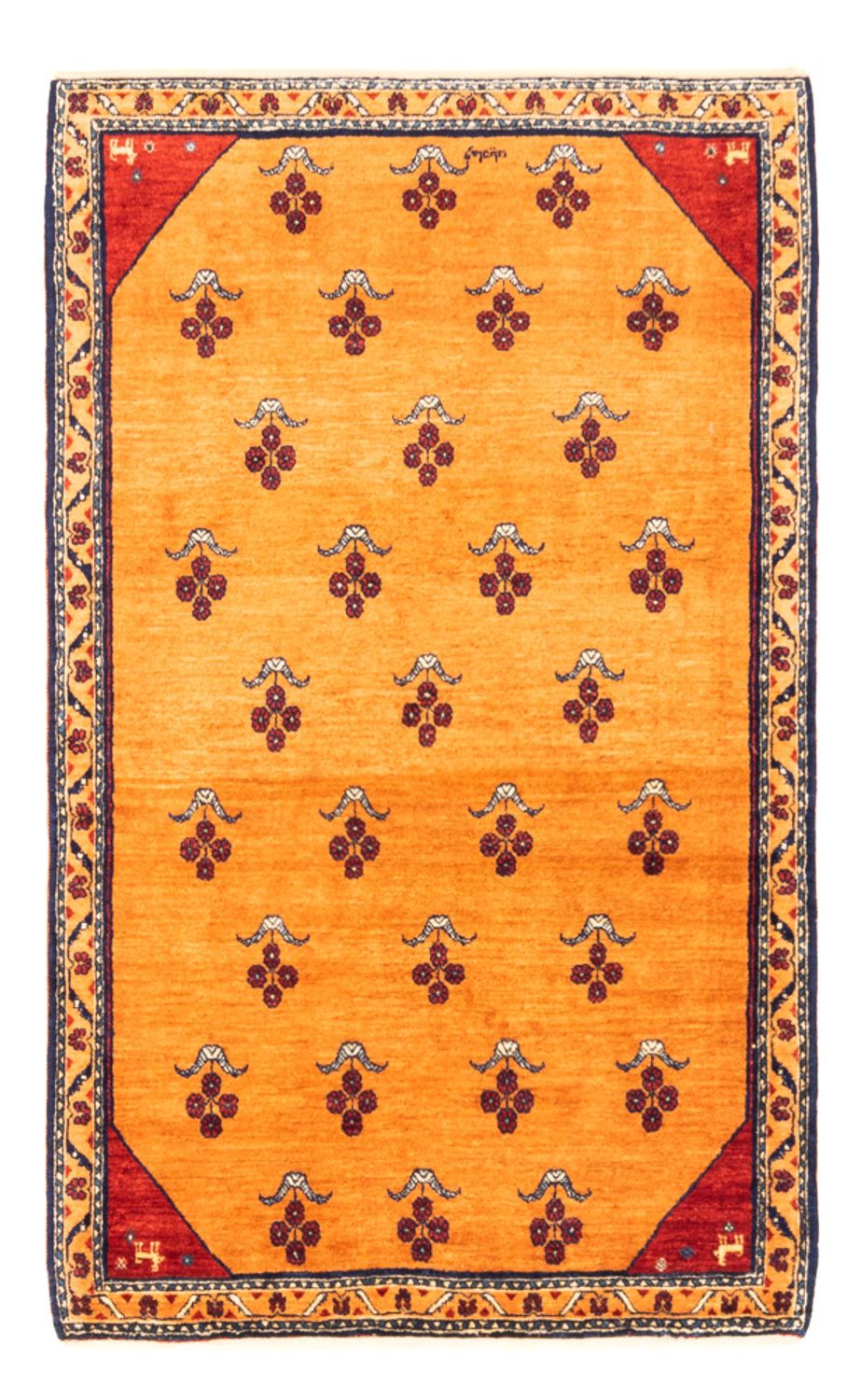Gabbeh tapijt - Perzisch - 153 x 103 cm - goud